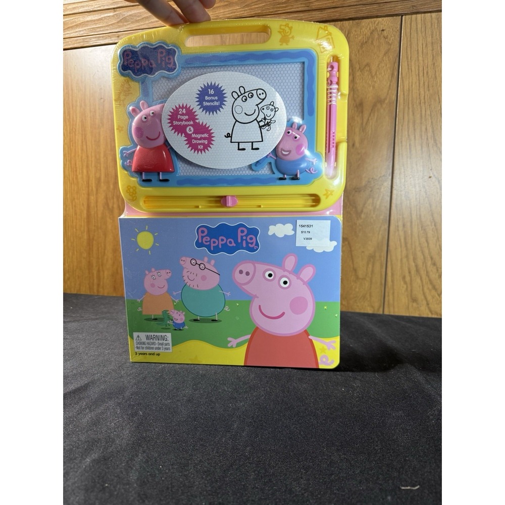 Peppa Pig Magnetic‎ Drawing Pad and  Book Combo New